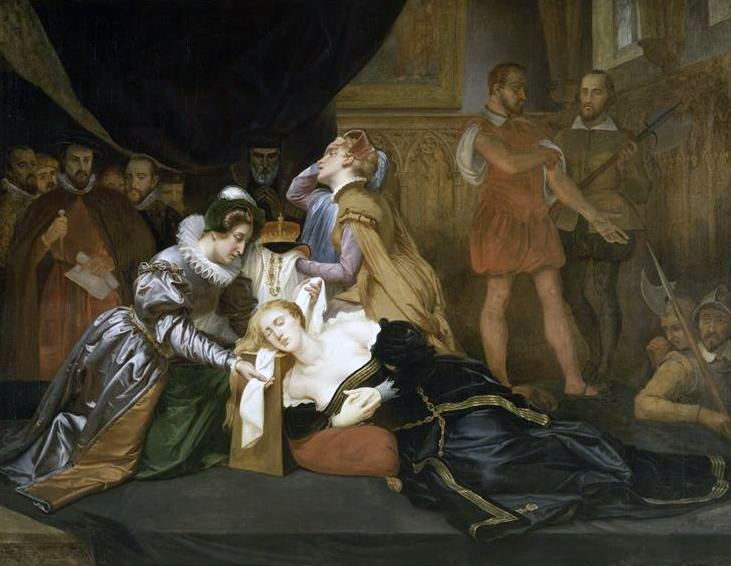 Exécution de Marie Stuart reine de France puis reine d'Ecosse